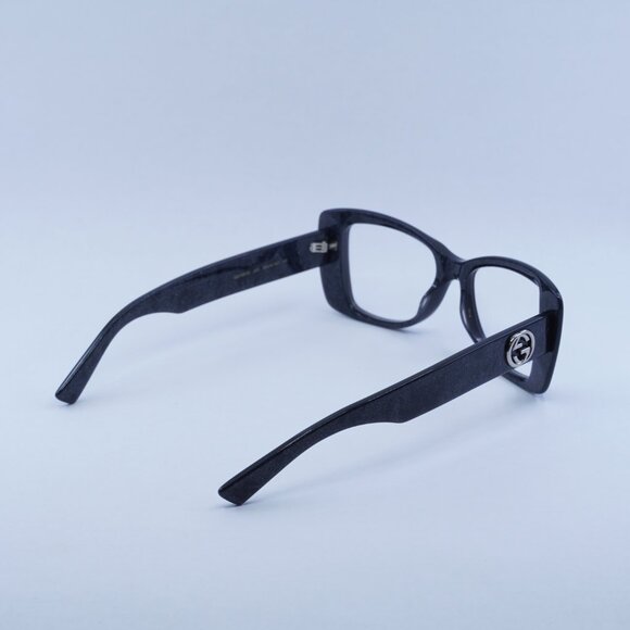 🕶️ New Gucci GG1697O 003 Eyeglasses - Dark Night Cosmic Glitter Frame - Picture 10 of 11